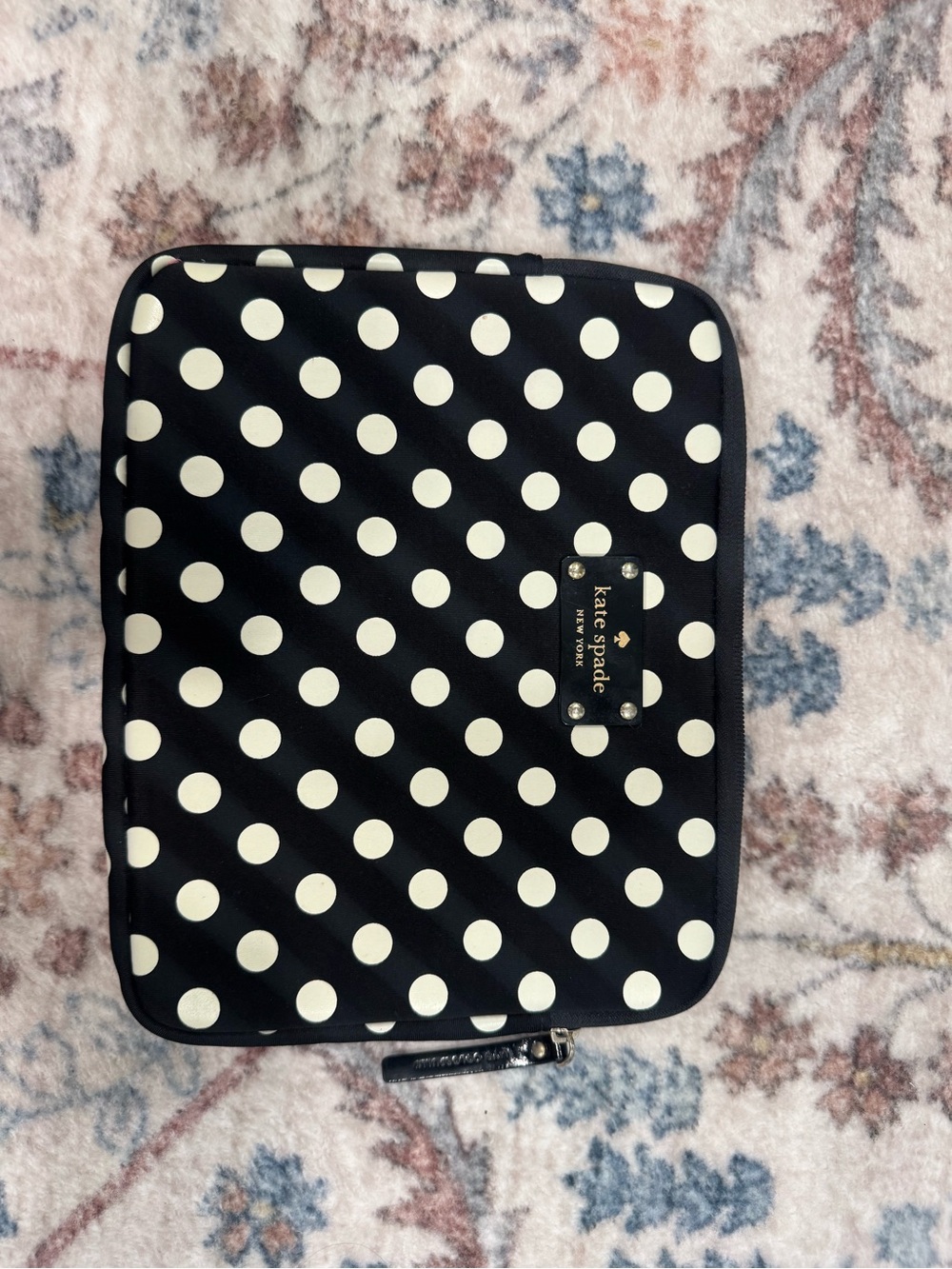 kate spade Black and White Polka Dot Tablet Sleeve